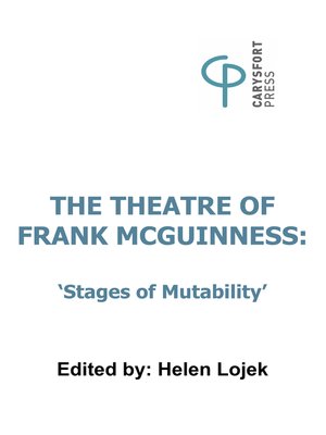 cover image of The Theatre of Frank McGuinness